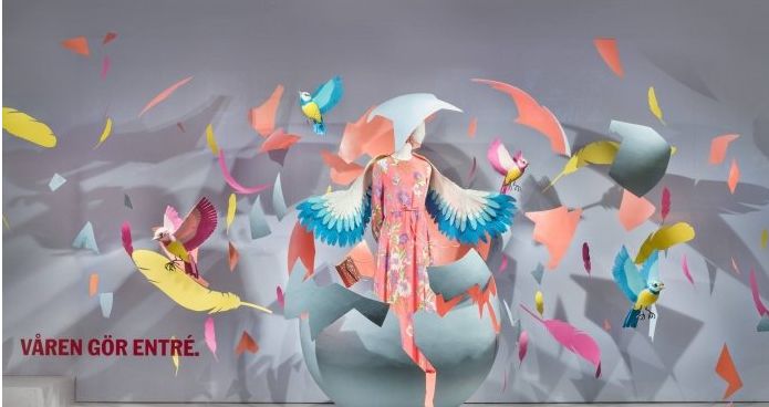 2018国际大牌春季橱窗丨店铺春色关不住，客似云来