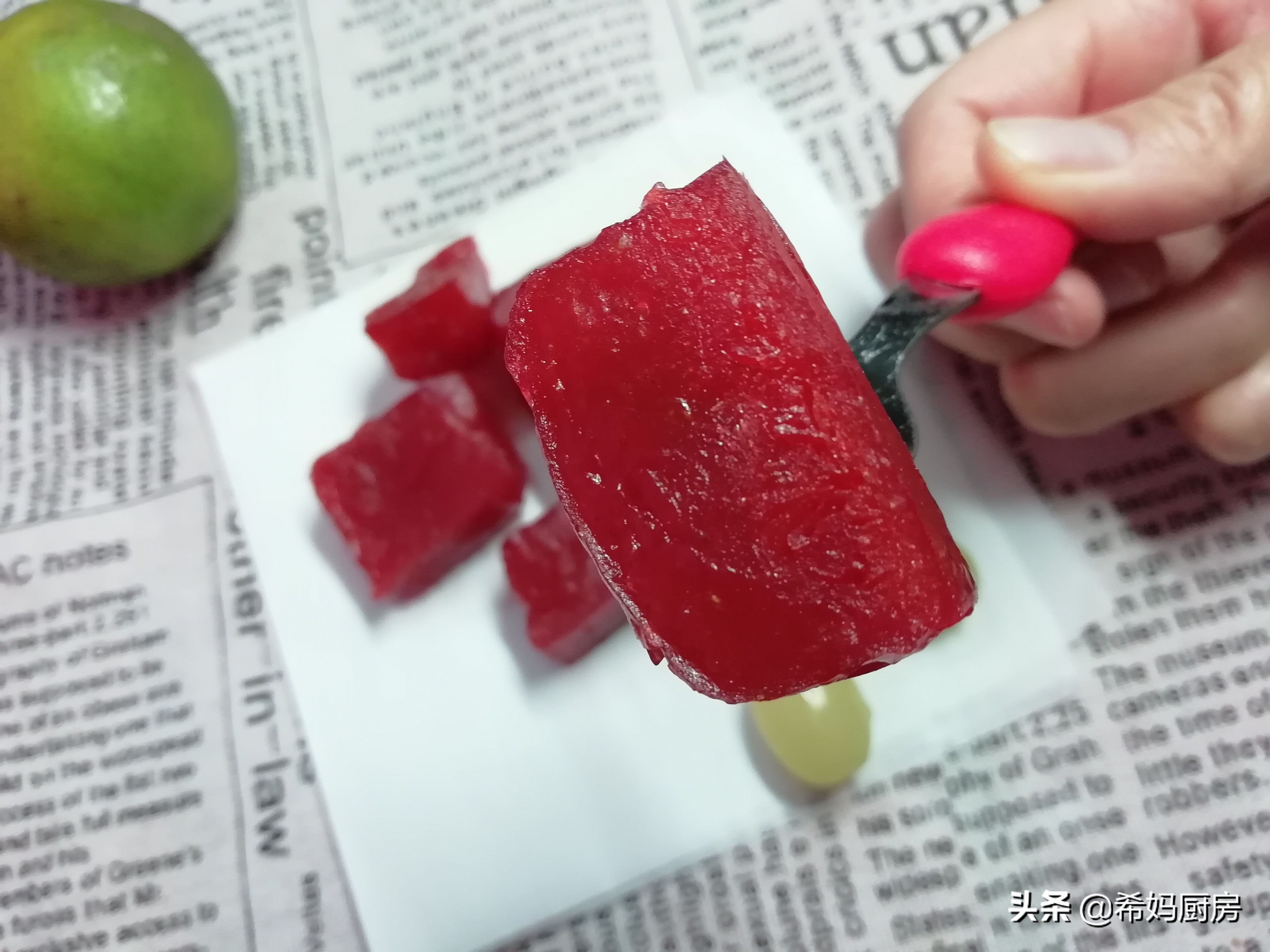 不加柠檬怎么做果酱,不带糖的山楂糕怎么做