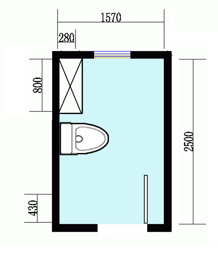 厕所装修淋浴间和便盆如何布局,卫生间洗脸盆和马桶布局