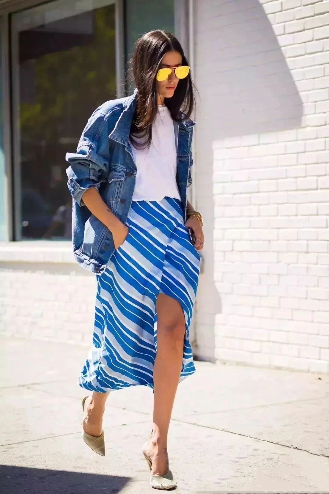 百搭不对称上衣搭配,不对称上衣穿搭