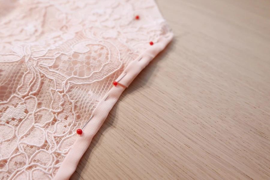 短款包臀裙裁剪缝制教程,包裙开叉缝制方法图解