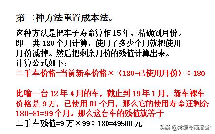 一分钟教你看懂二手车价格,最简单算二手车价格
