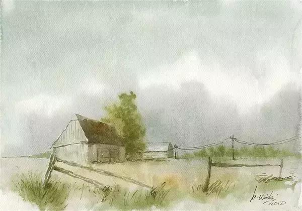 水彩大神之作,国外大师水彩值得一看