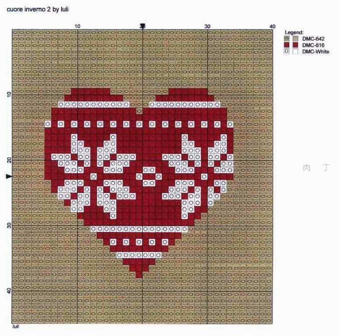 意大利设计师Luli的十字绣图纸及成品图片作品大全,编织也能用到