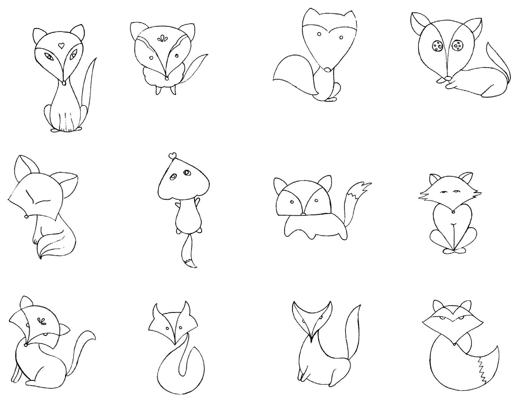 送给父亲的礼物简笔画大全,简笔画入门画画素材100个