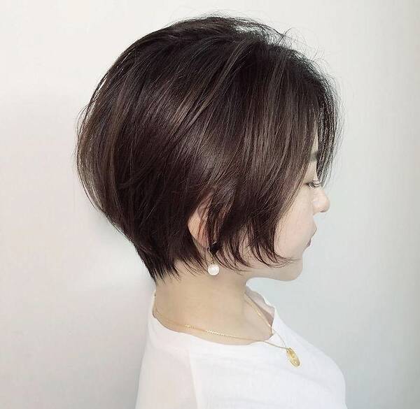 漫画短发发型女无刘海,女生齐耳短发造型漫画刘海