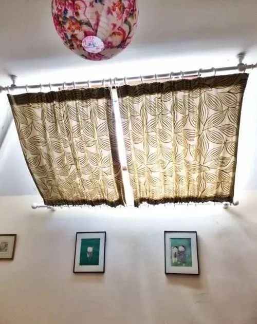 别墅客厅窗帘最新款式效果图,2020别墅窗帘