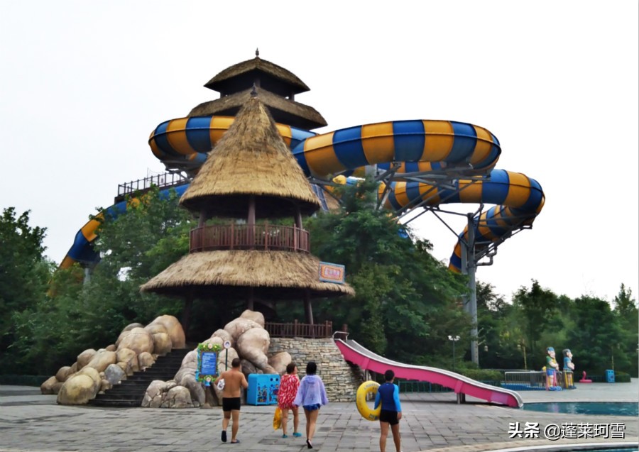 抚顺热高乐园和巴厘岛水世界,热高乐园巴厘岛水世界滑梯游玩