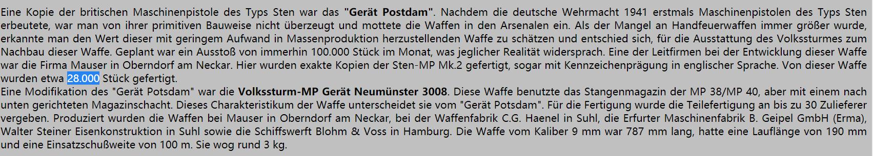 二战德军的冲锋枪怎么样,二战时期司登冲锋枪有多少个版本