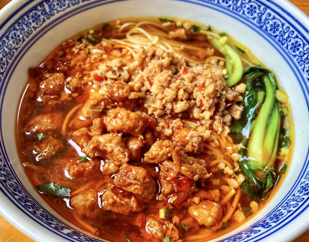 老上海辣肉糜面做法,上海辣肉面正宗做法