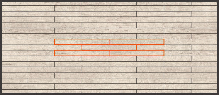 看一下铺地的拼图,木地板地砖拼接方法