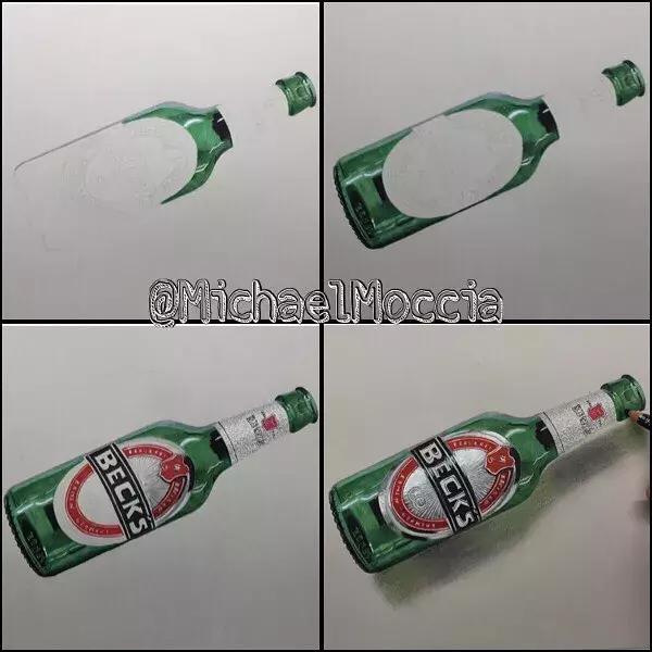 学渣购物小票画画,97年画画天才