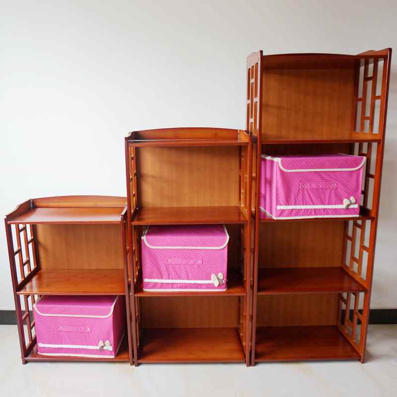 楠竹简易书架置物架落地,楠竹书架厂家直销