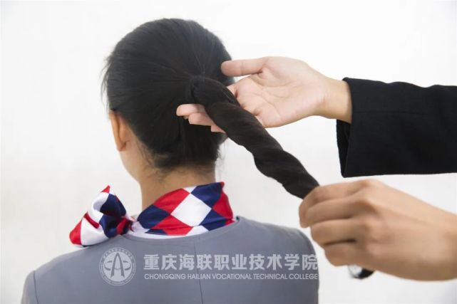 乘务员大光明盘发教程,空乘盘发教程大光明