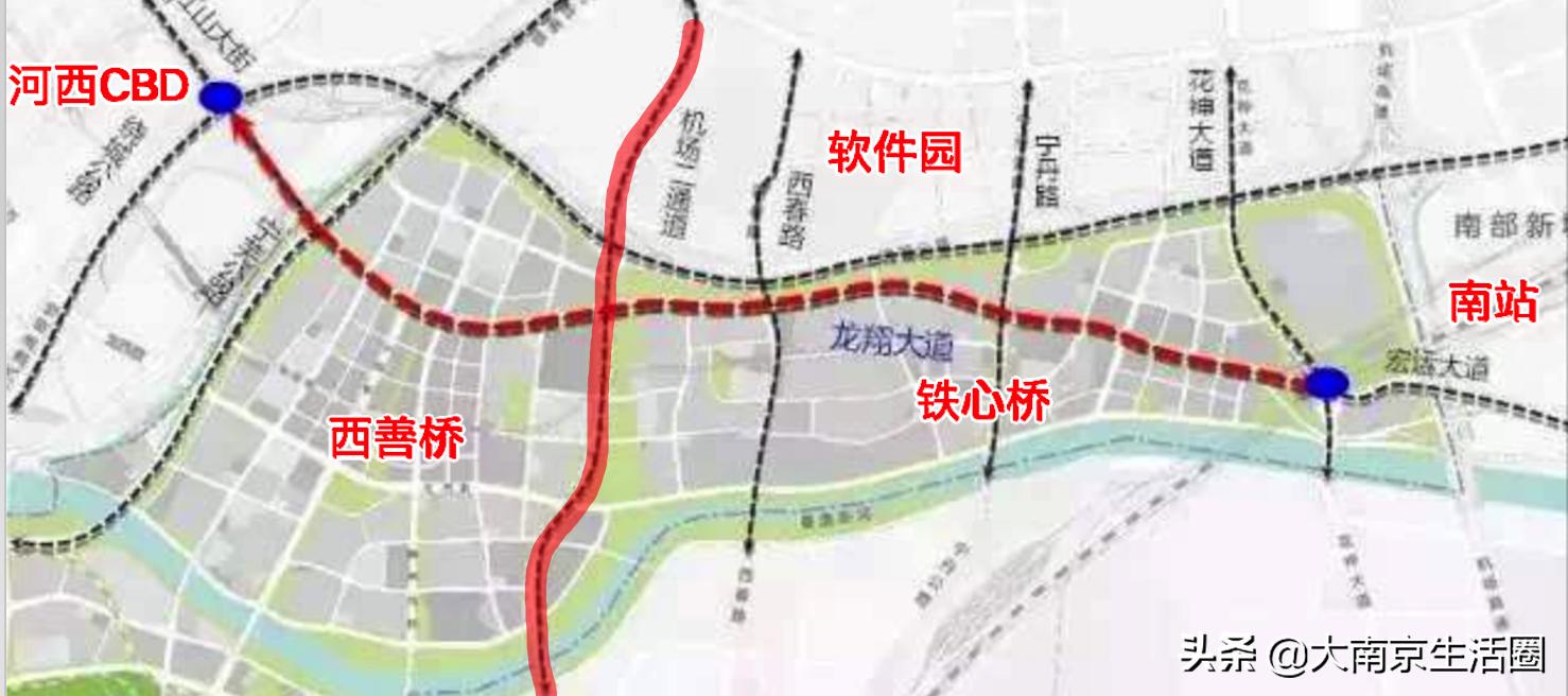 不愧是南京城南黑马，被CBD和高铁包围，还有地铁穿城而过