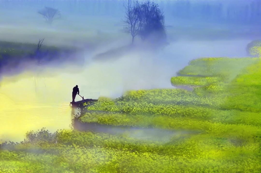 袁明忠|雪压梅枝梅压雪双铺锦地锦铺双(原创回文诗20组)