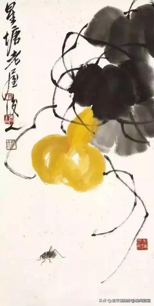 齐白石葫芦精品图片,齐白石葫芦国画