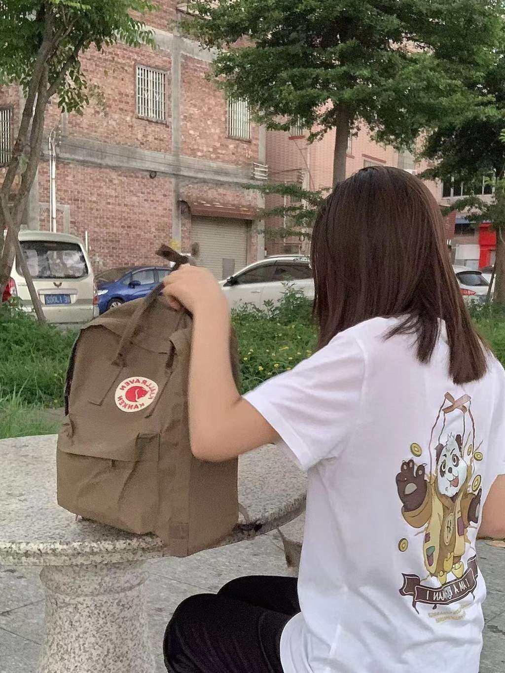 OOTD丨出门背Fjaliraven北极狐双肩包