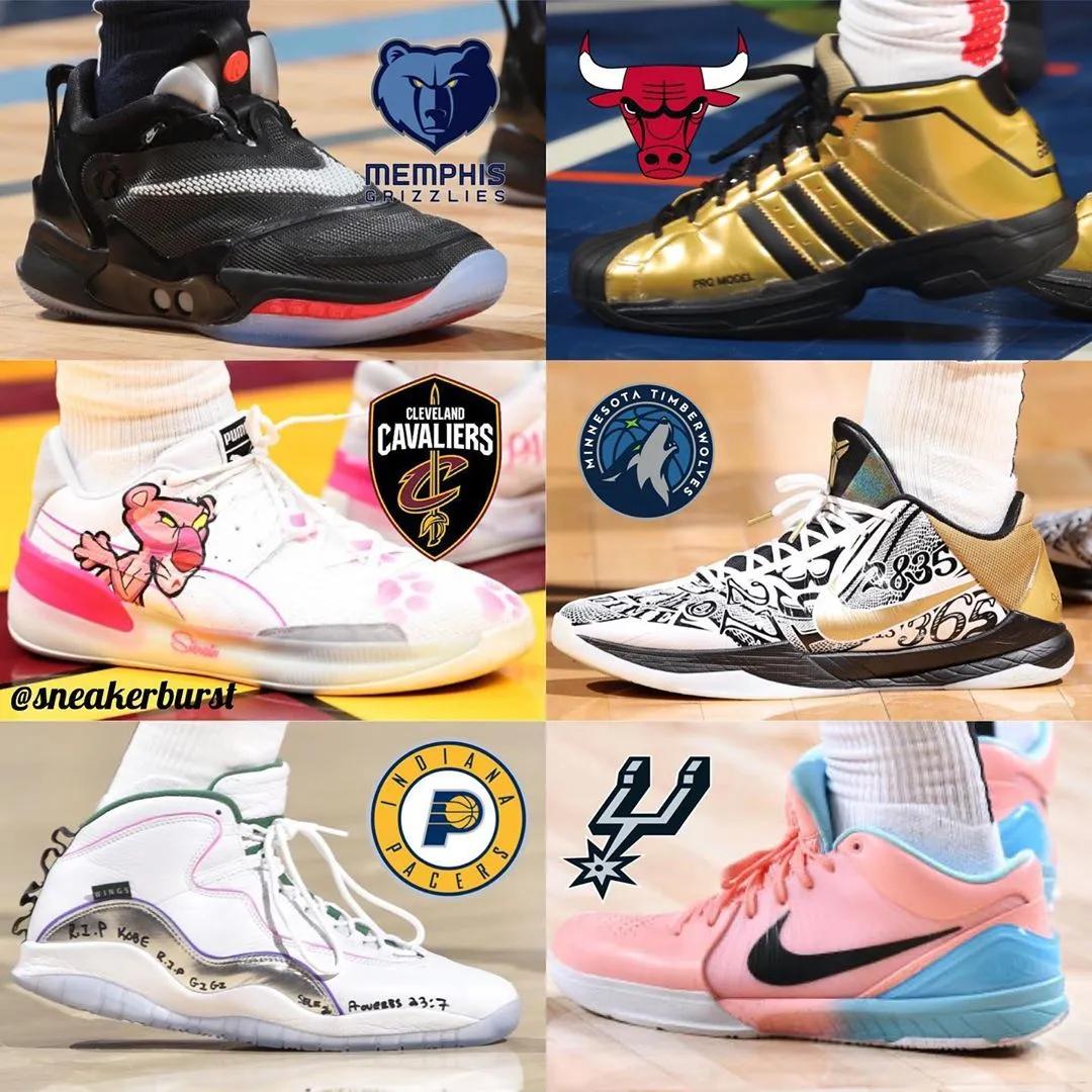 nba球员上脚篮球鞋品牌占比,nba球星上脚最多的球鞋排行榜