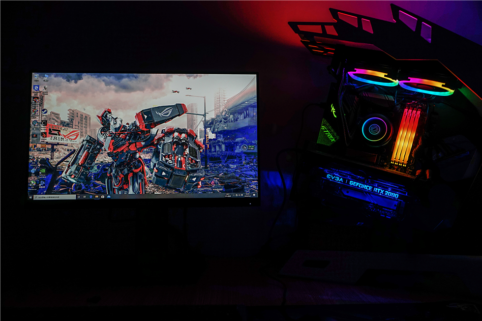 科技以灯为本,3600X+B450+BMR-24水冷+大水牛铁血战士机箱装机秀