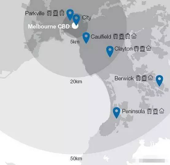 澳洲大学分布图,澳洲大学地理位置怎么样