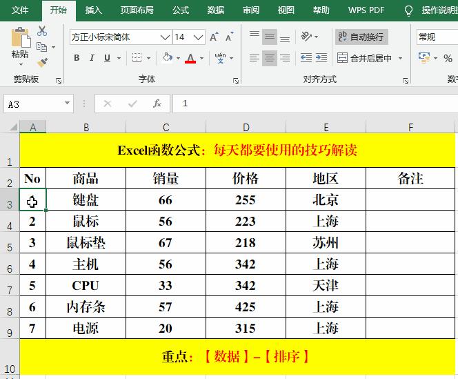 excel中排序的快捷键,excel中提供的有效排序方式有哪些