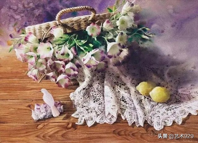 韩国水彩画家misulbu作品欣赏,韩国水彩画风景作品