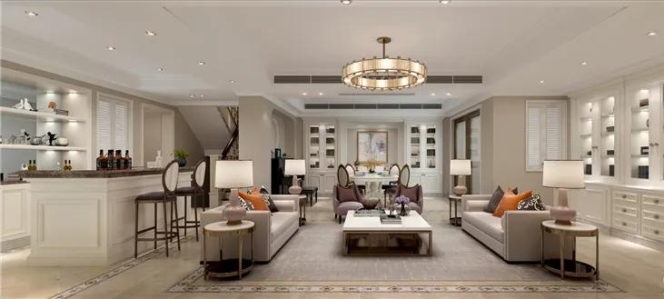 别墅案例图纸,别墅介绍300平美式