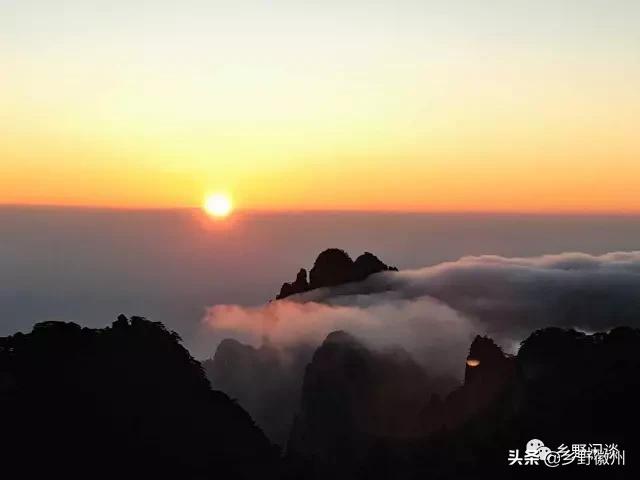 黄山最险道一线天,黄山绝壁天梯