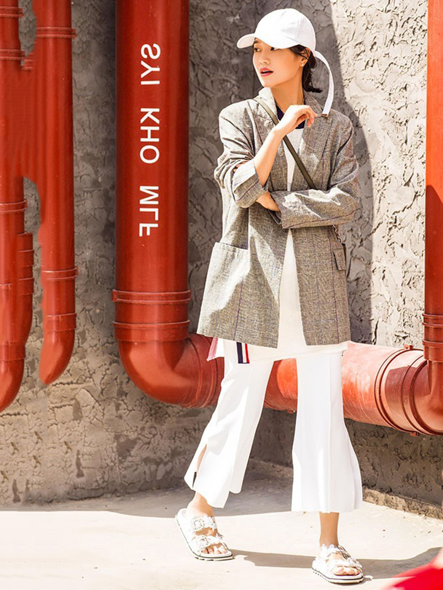 女明星男装穿搭,明星春季衣服搭配男装