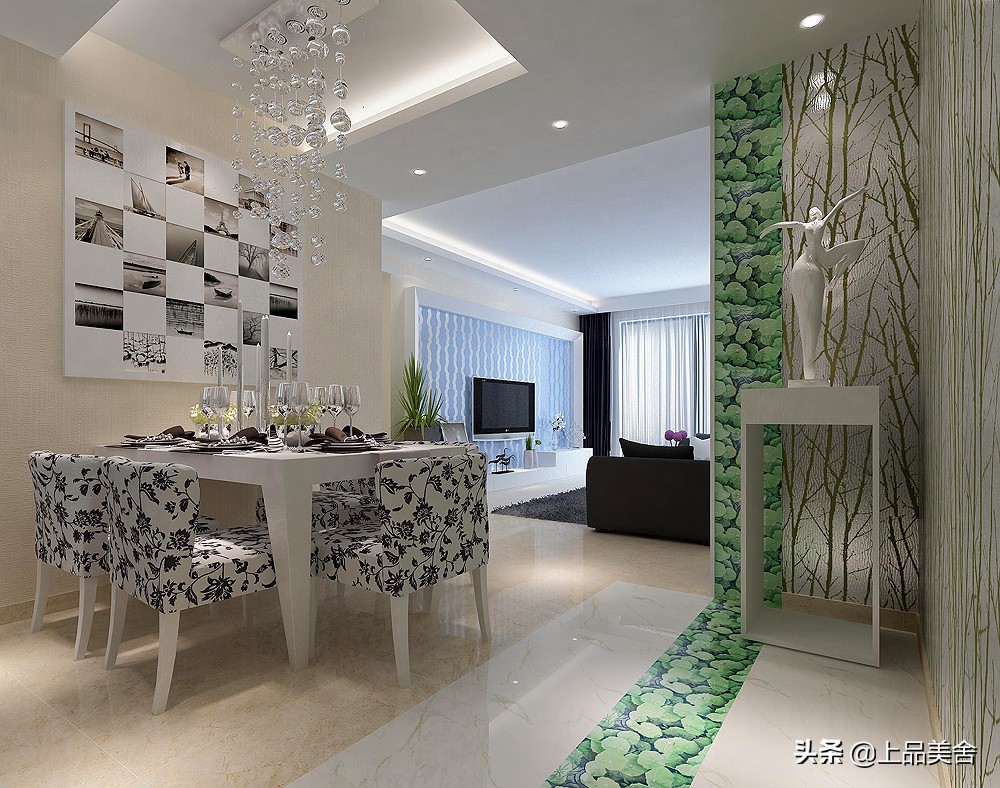 房子墙纸装修风格现代时尚,房屋装修墙纸效果图大全