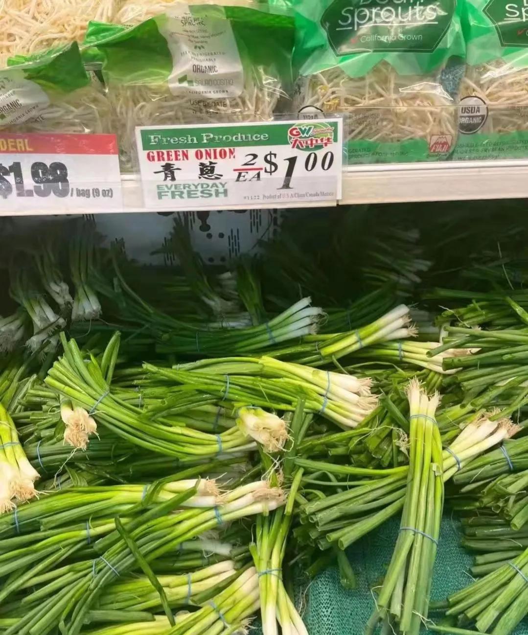 美国蔬菜海鲜价格,通货膨胀美国数据