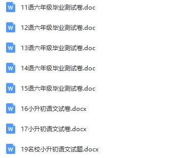 名师整理|2020年小升初语文全国名校真题卷+复习卷(附答案)