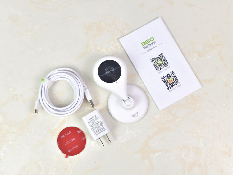 随时观看家里情况的摄像头,家用室外360水滴全景监控