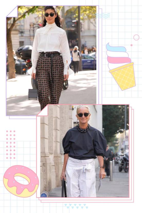 今年流行的纸袋裤怎么穿,新款流行好看显瘦百搭裤