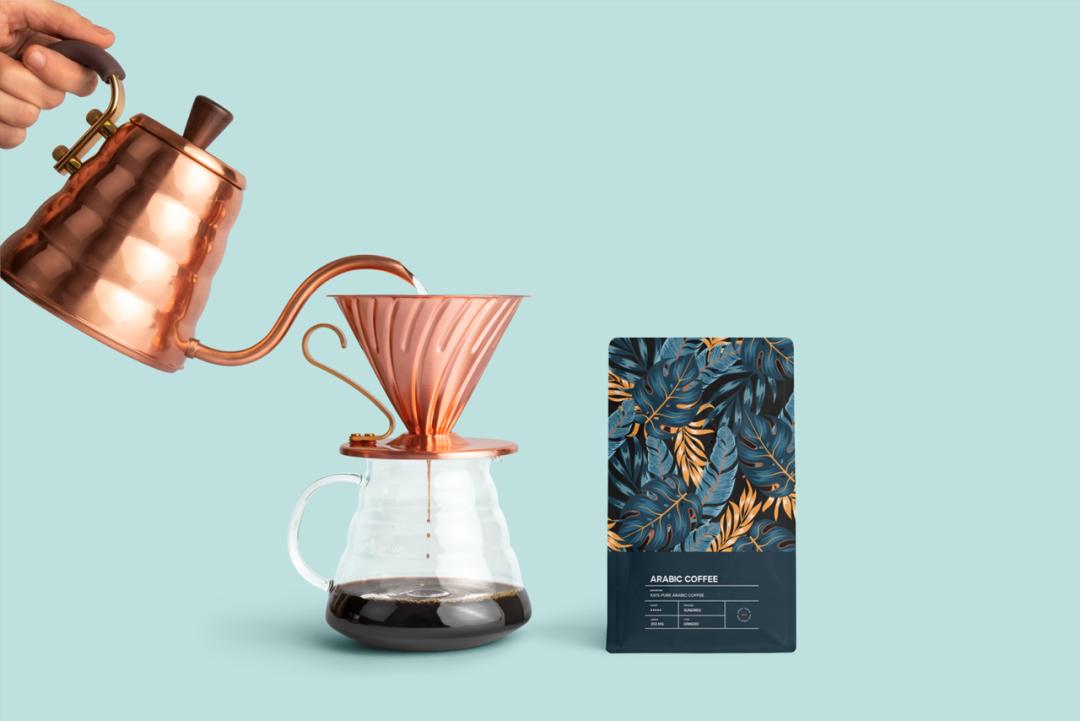 包装别致的咖啡包装欣赏,咖啡包装设计几何风格