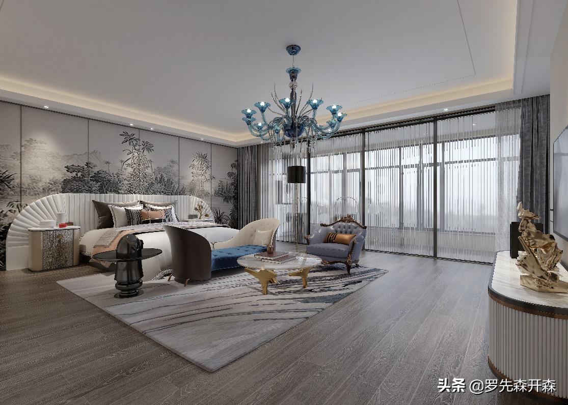 450㎡现代轻奢别墅软装设计；自然灵动，享现代雅士