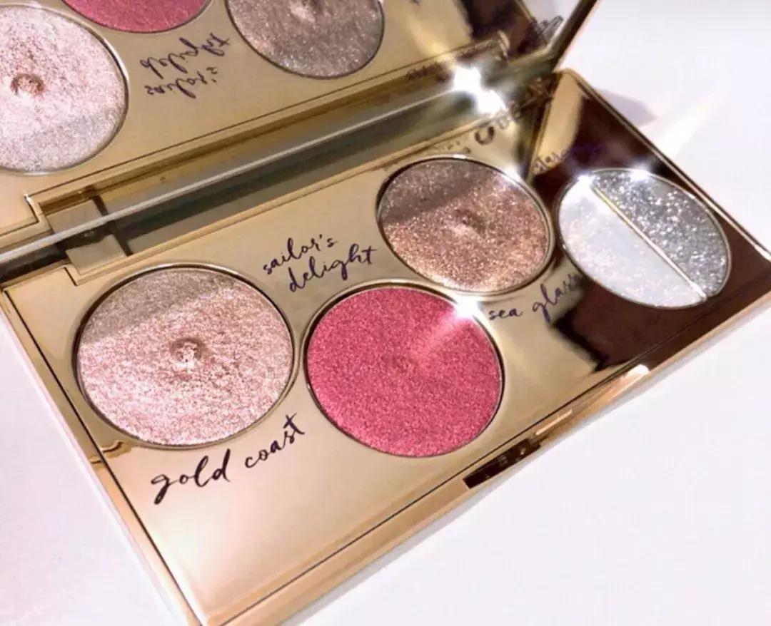 novo液体眼影试色好闪亮仙气十足,四色仙气紫色眼影盘