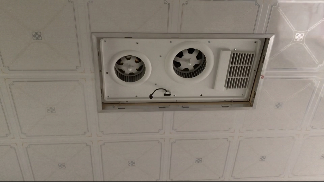 pvc吊顶能用风暖浴霸吗,pvc吊顶安装风暖怎么用卡扣