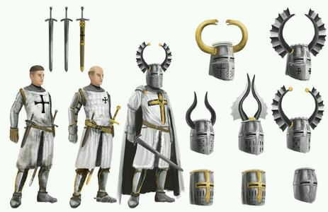 中世纪三大骑士团的由来,三大骑士团的真实历史