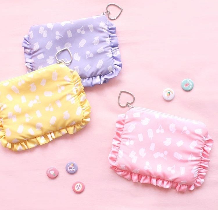 韩国大创缤纷ICECREAM系列 帆布袋、熊熊冰棒让少女心爆发