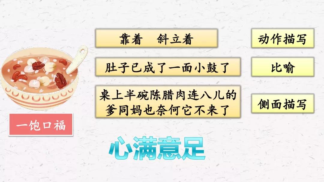 部编版六年级语文下册腊八粥预习,六年级下册语文腊八粥小练笔100字