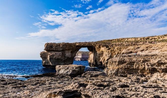 马耳他地中海迷人蓝色海水,地中海明珠马耳他视频