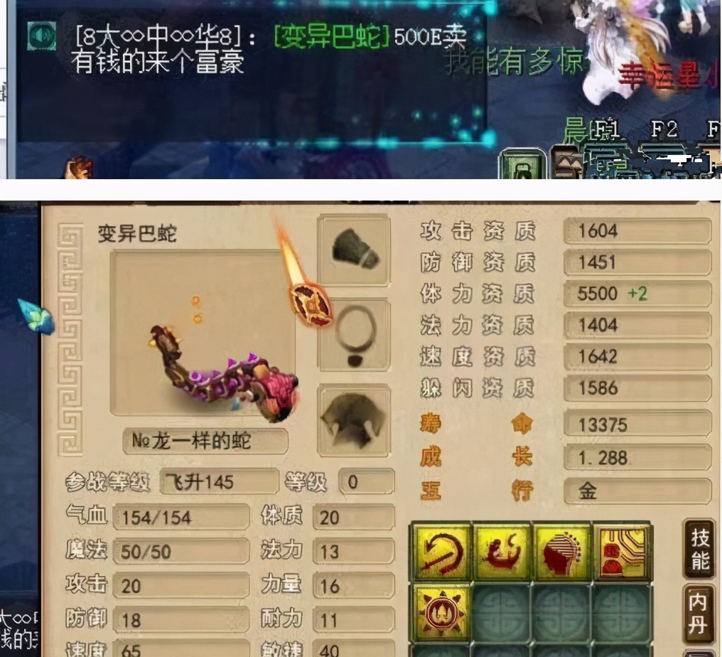 梦幻西游指定玩家寄售召唤兽,梦幻西游哪些是指定变异宠物