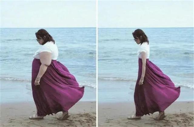 反差极大婚纱照修图前后,婚纱照反差对比照