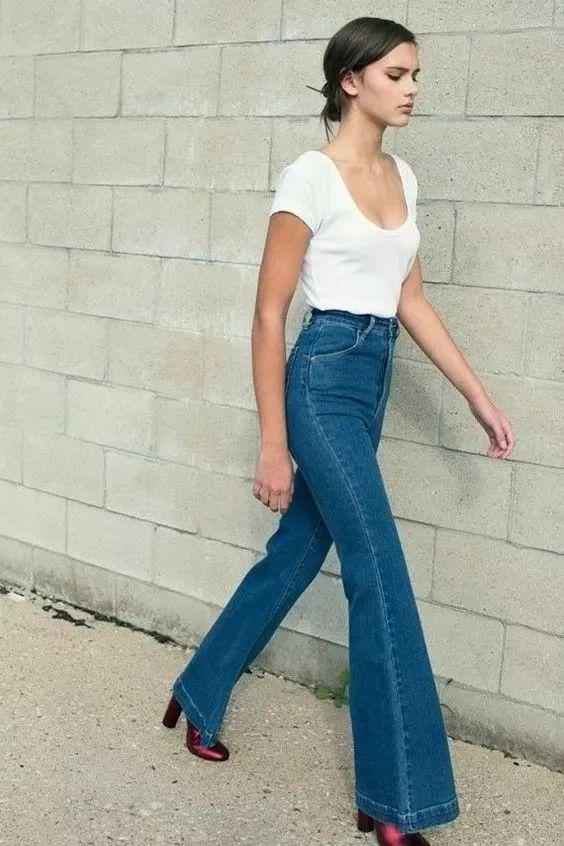 阔脚裤在冬天怎么穿最好看,阔脚裤怎么穿才好看