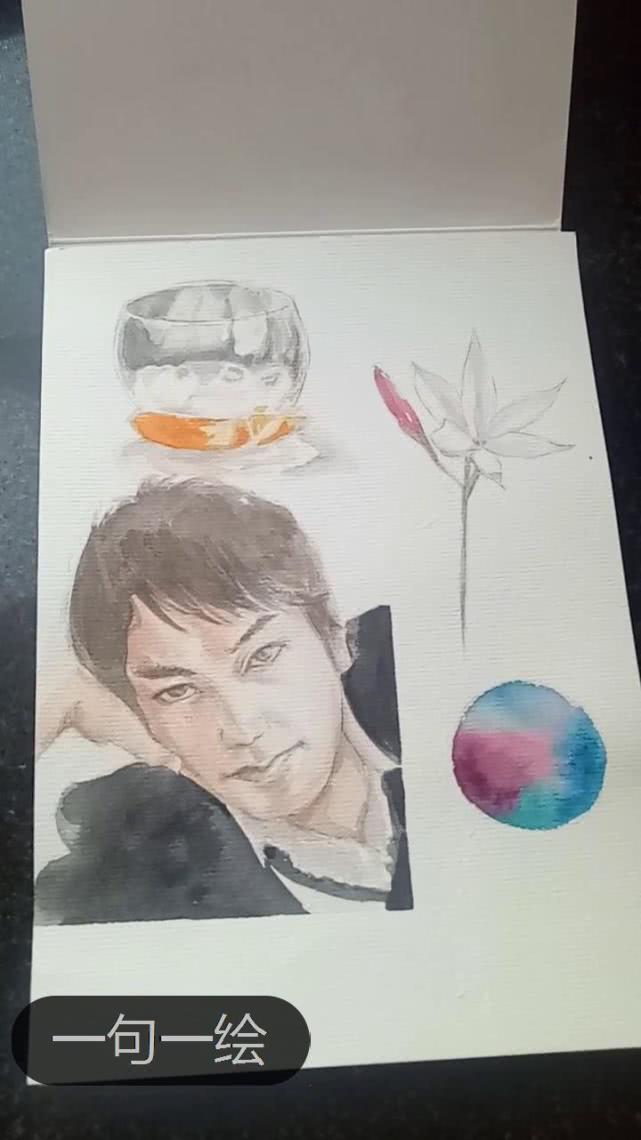 练习记录，新的一本水彩本画完了，照比三年前进步不少欸