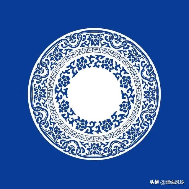 青花瓷花纹图案欣赏,青花雕瓷图片欣赏
