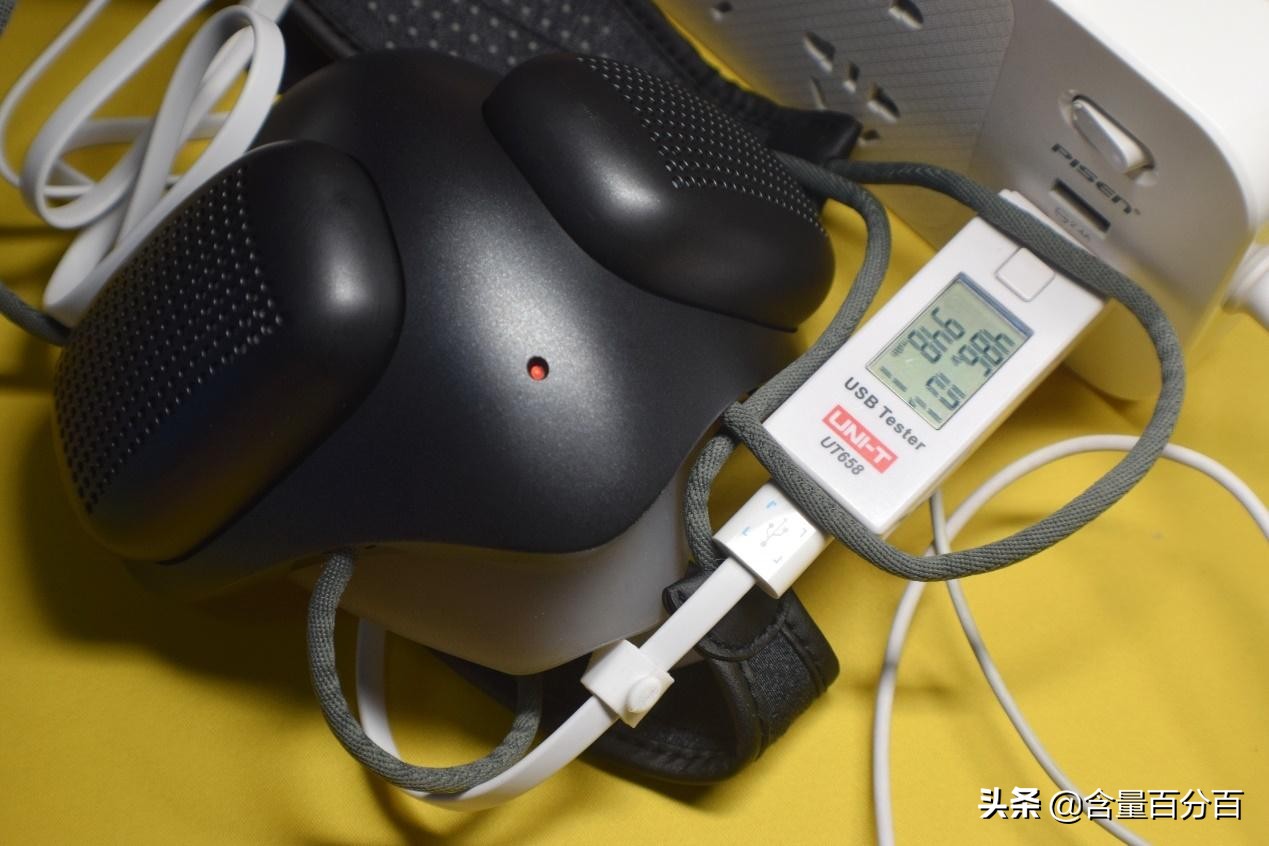 自带风扇的口罩,防雾霾电动透气口罩