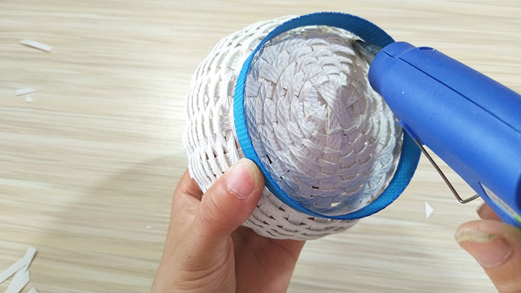 草编收纳筐手工制作,废物利用手工编织筐子全教程方法